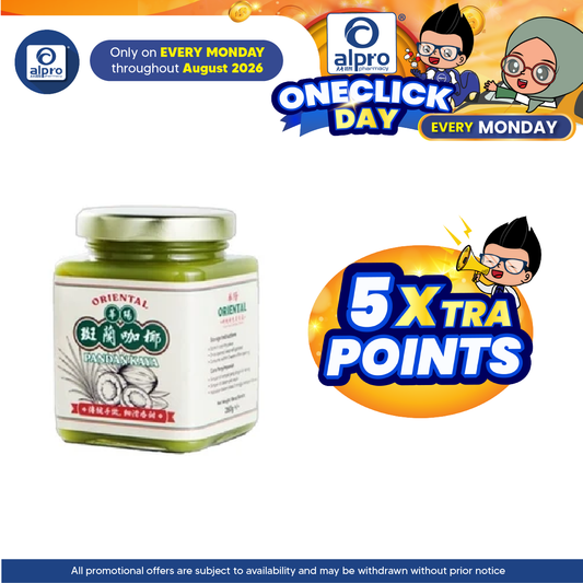 Oriental Pandan Kaya 270g | Natural Pandan & Rich Coconut Milk Oriental Coffee