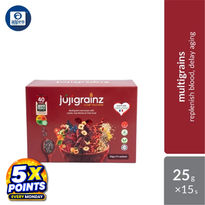 ItsColl Jujigrainz Red Date Whole Grain Nutrition Drink 25g ×15s| Supports Overall Wellbeing for Women