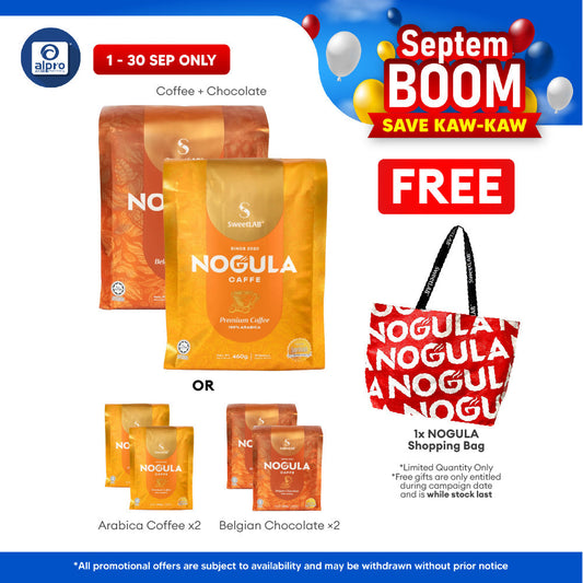 SweetLab NOGULA Caffe Arabica Coffee / Belgian Chocolate - Twin-Pack Bundle 20s ×2packs SweetLAB