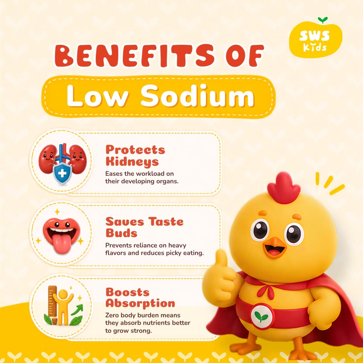 SWS Kids Kampung Chicken Essence 4s | Balanced Supplement Diet for Growing Kids SWS