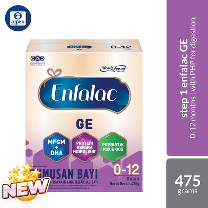 Enfalac GE Step 1 (0 – 12 Months) 475g | Formulated with PHP For Easy Digestion Enfalac