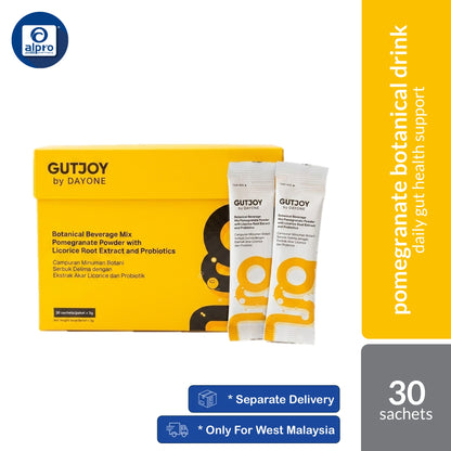 GutJoy By DayOne Botanical Beverage Mix With Probiotics 3g ×30s | Daily Gut Health Support