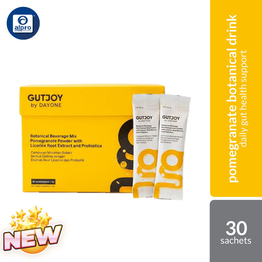 GutJoy By DayOne Botanical Beverage Mix With Probiotics 3g ×30s | Daily Gut Health Support GutJoy