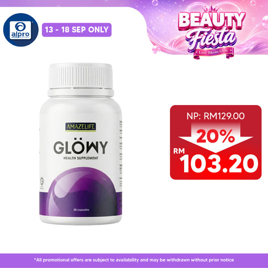 Amazelife Glowy Skin Brightening Supplement 30s | L-Glutathione & Glisodin® for Skin Wellness