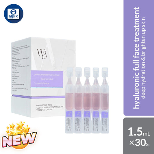 WeBeauty Hyaluronic Acid Full Face-Rejuvenating B.F.S. Essential Liquid 1.5mL ×30s | Hydrating & Barrier Care Serum WeHealth