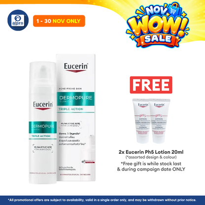 Eucerin Dermopure Clinical Triple Action 40ml | Clinically Tested