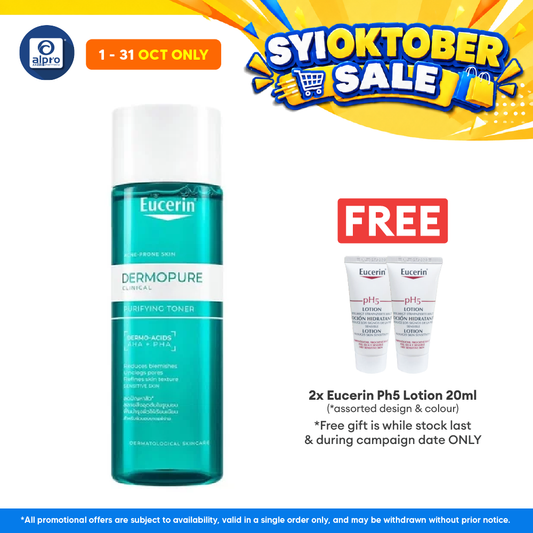 Eucerin Dermopure Clinical Purifying Toner 200ml | Exfoliating Toner
