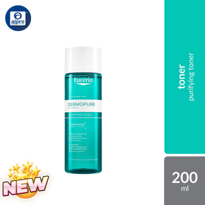 Eucerin Dermopure Clinical Purifying Toner 200ml | Exfoliating Toner Eucerin
