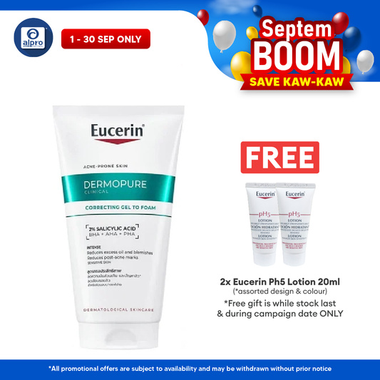 Eucerin Dermopure Clinical Correctiong Gel To Foam 150ml | Clinically Tested Eucerin