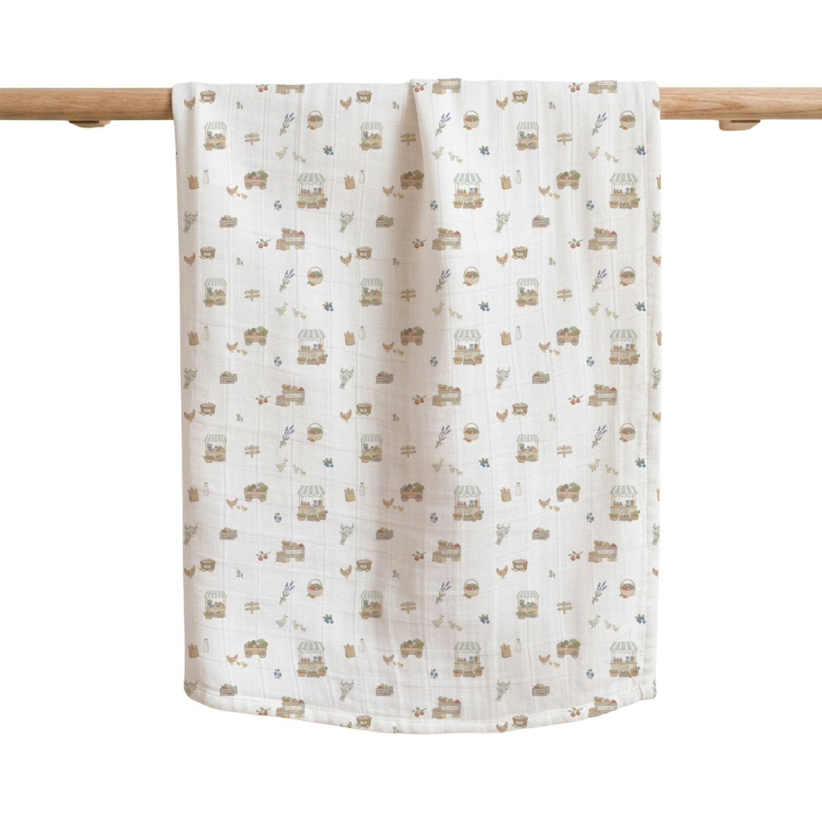 Joey & Mom 3-In-1 Swaddle Bundle Set | Organic Bamboo Cotton Muslin Swaddle 120cm × 120cm Joey & Mom