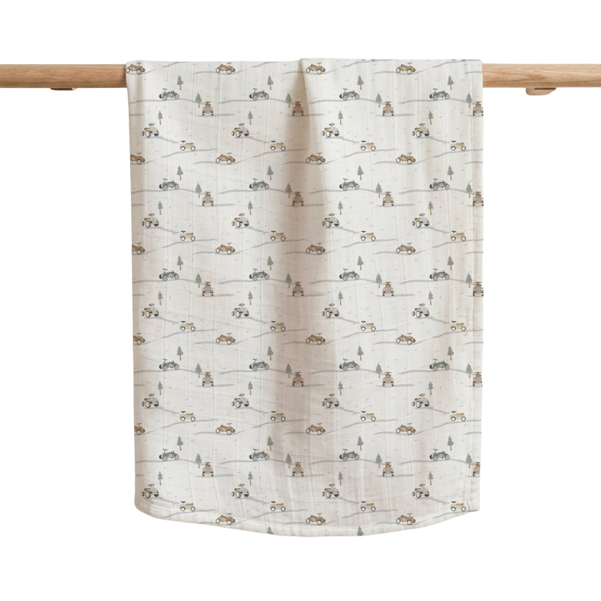 Joey & Mom 3-In-1 Swaddle Bundle Set | Organic Bamboo Cotton Muslin Swaddle 120cm × 120cm Joey & Mom