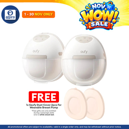 Eufy Wearable Breast Pump E20 | Ultra-Quiet & Slim Wearable Breast Pump for Discreet Pumping