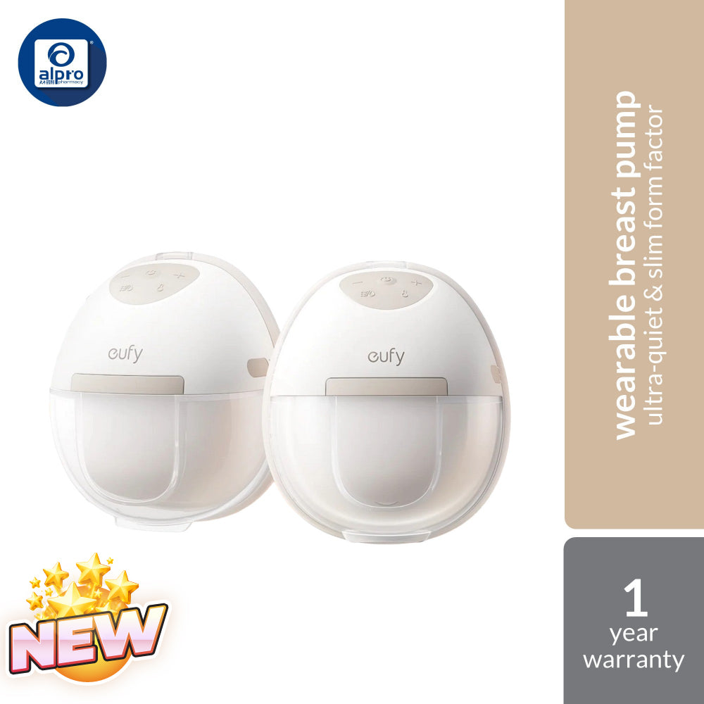 Eufy Wearable Breast Pump E20 | Ultra-Quiet & Slim Wearable Breast Pump for Discreet Pumping Eufy