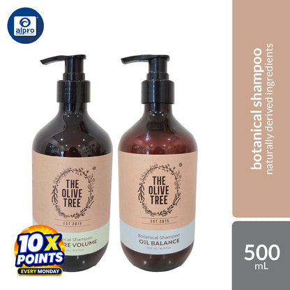 The Olive Tree Shampoo (Nature Volume / Oil Balance) 500mL | Naturally Derived Ingredients The Olive Tree