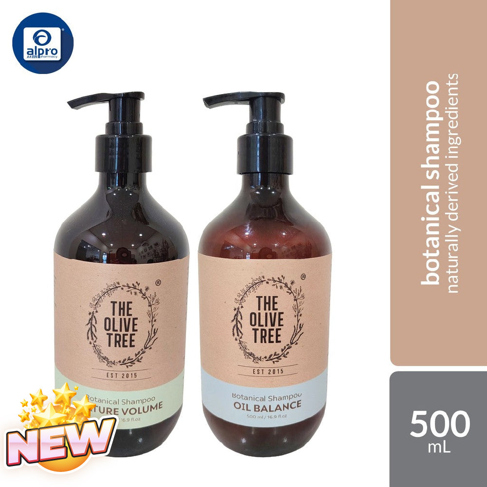 The Olive Tree Shampoo (Nature Volume / Oil Balance) 500mL | Naturally Derived Ingredients The Olive Tree