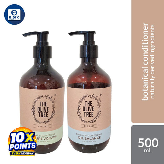 The Olive Tree Conditioner (Nature Volume / Oil Balance) 500mL | Naturally Derived Ingredients The Olive Tree