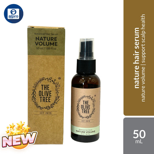 The Olive Tree Nature Volume Hair Serum 50mL | Supports Scalp Health & Reduce Hair Shedding The Olive Tree