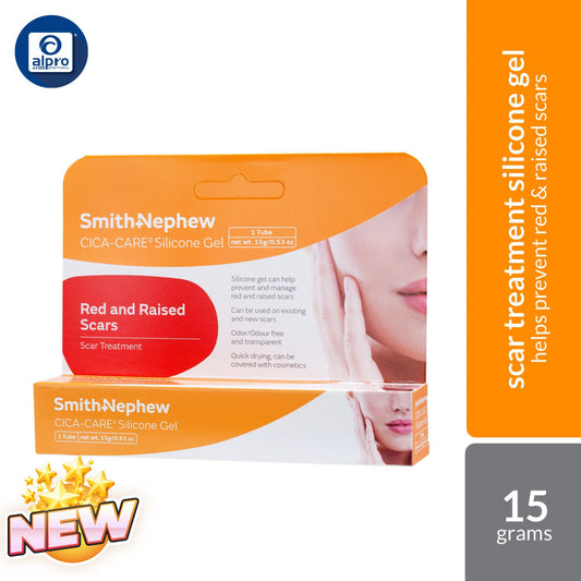 Smith+Nephew CICA-CARE Silicone Gel 15g | Helps Prevent & Manage Red & Raised Scars Smith&nephew