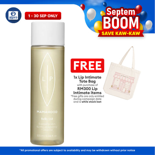 Lip Intimate Belly Oil 100mL | Supports Skin Elasticity & Comfort Lip Intimate Care