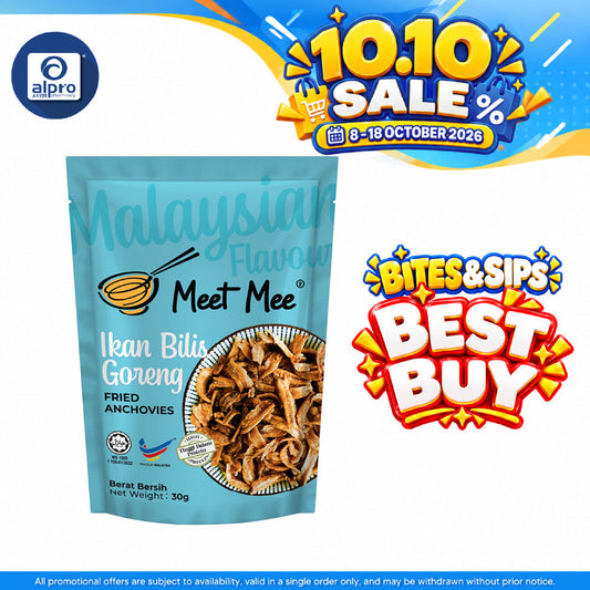 Meet Mee Fried Anchovies 30g | Crispy Ready-To-Eat Anchovies