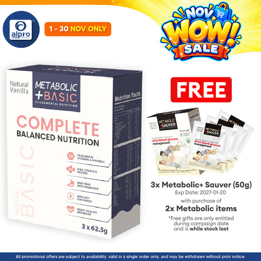 Metabolic + Basic 62.5g 3s (Box)