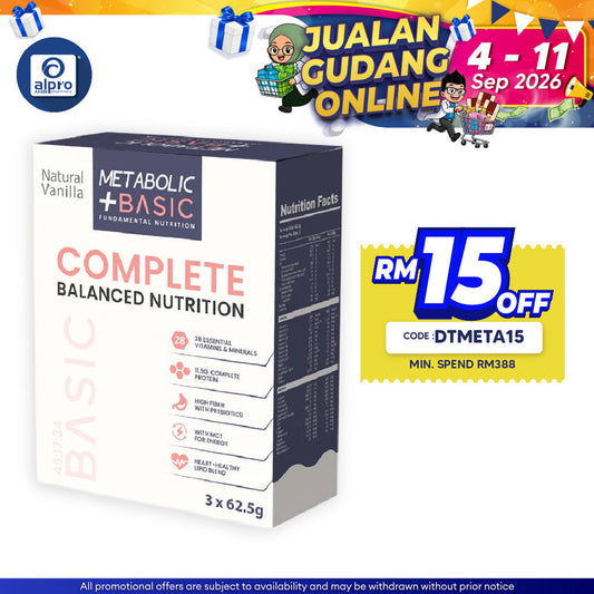 Metabolic + Basic 62.5g 3s (Box) Metabolic