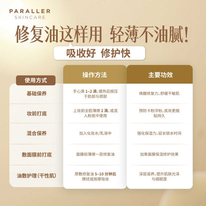 Paraller Skin Care Repairing Oil Serum 20mL | Intense Hydration with No Grease Feeling Paraller Skin Care