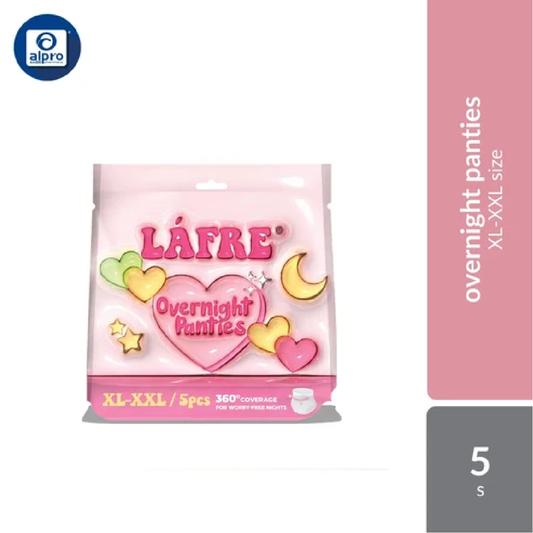Lafre Overnight Panties XL-XXL 5s | Super Absorbent