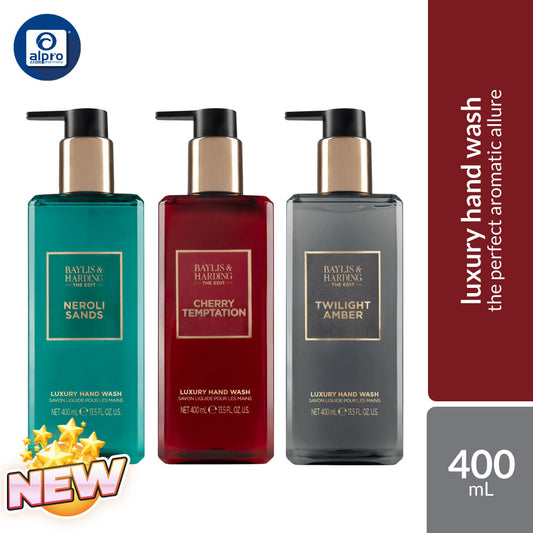 Baylis & Harding The Edit Hand Wash (Cherry Temptation / Neroli Sands / Twilight Amber) 400mL Baylis & Harding