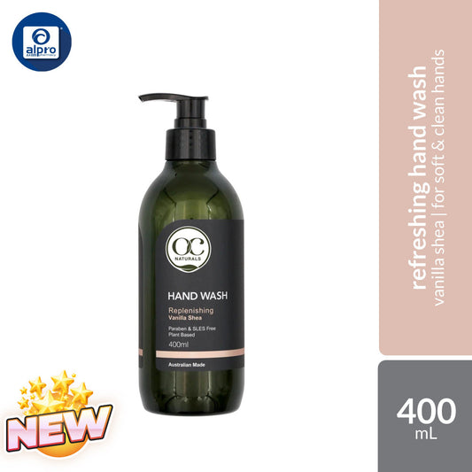 OC Naturals Replenishing Soft Vanilla Shea Hand Wash 400mL | For Soft & Clean Hands OC Naturals