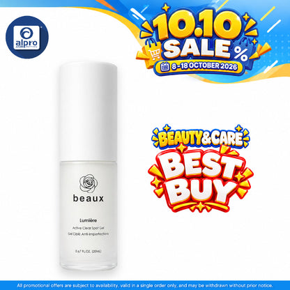 Beaux Active Clear Spot Gel 20mL | Fast-Acting Reducing Breakouts & Redness