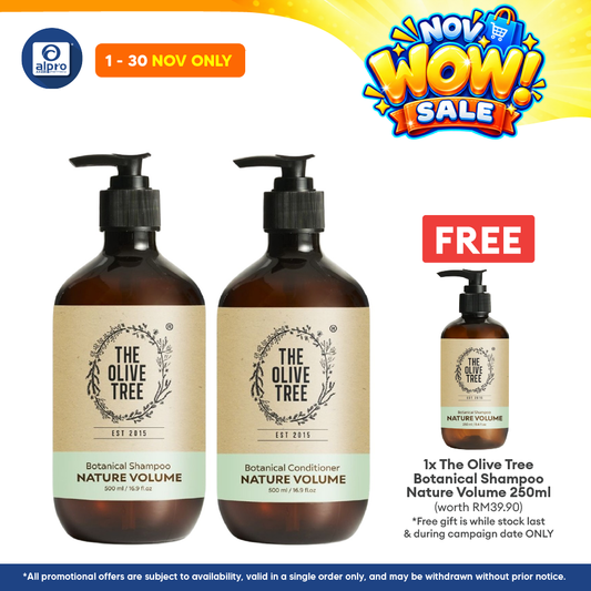 The Olive Tree Hair Fall Rescue Set (Shampoo & Conditioner)