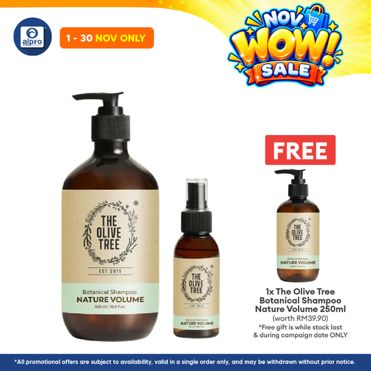 The Olive Tree Hair Fall Rescue Set Shampoo Serum Set (Shampoo &  Hair Serum)