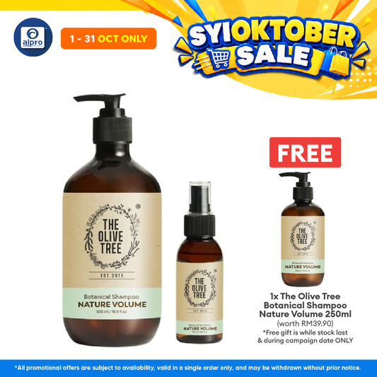 The Olive Tree Hair Fall Rescue Set Shampoo Serum Set (Shampoo &  Hair Serum)