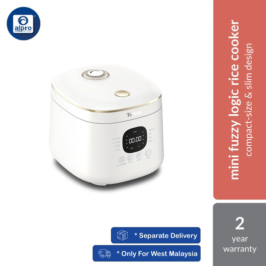 Tefal Mini Fuzzy Logic Rice Cooker RK5151 | Compact-Size & Slim Design Tefal