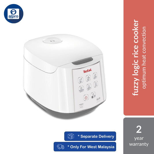 Tefal Easy Rice Fuzzy Logic Rice Cooker 1.8L RK7321 | Optimum Heat Convection & Tasty Rice Tefal