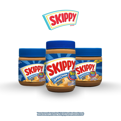 Skippy Peanut Butter (Creamy / Chunky) 170g | No Stirring Required & Vegan Friendly