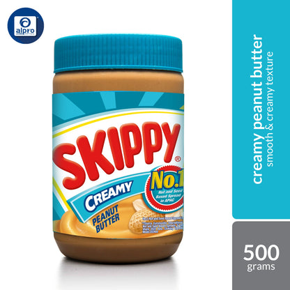 Skippy Peanut Butter (Creamy/Chunky) 500g | No Stirring Required & Vegan Friendly