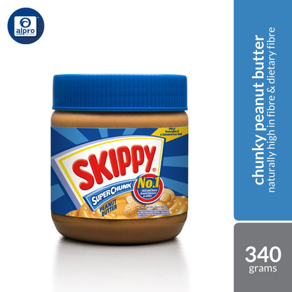 Skippy Peanut Butter (Creamy/Chunky) 340g | No Stirring Required & Vegan Friendly