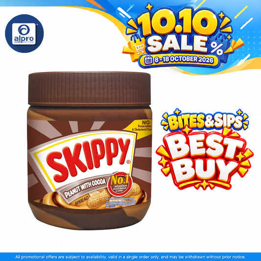 Skippy Peanut Butter Chocolate Stripes 350g | Tasty Combination of Peanut Butter & Real Chocolate