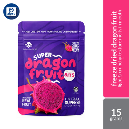 Superbits Freeze Dried Fruits (Banana / Dragon Fruit / Durian / Mango / Pineapple / Strawberry) 15g | Light & Crunchy