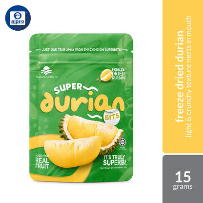 Superbits Freeze Dried Fruits (Banana / Dragon Fruit / Durian / Mango / Pineapple / Strawberry) 15g | Light & Crunchy