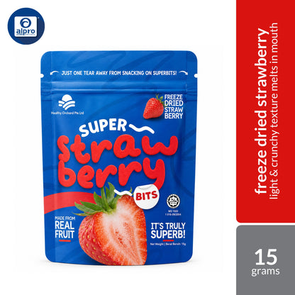 Superbits Freeze Dried Fruits (Banana / Dragon Fruit / Durian / Mango / Pineapple / Strawberry) 15g | Light & Crunchy