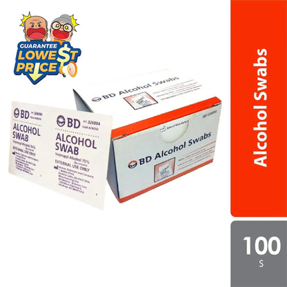BD Alcohol Swabs 100s BD