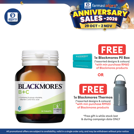 Blackmores Vitamin B+C 30s | Wellbeing