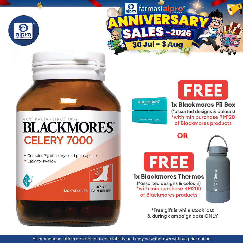 Blackmores Celery 7000 120s | Joint Health Blackmores