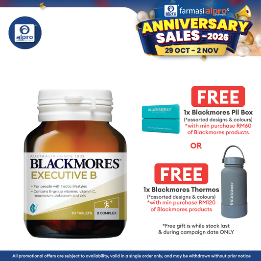 Blackmores Executive B 30s B-complex | Relieve Fatigue