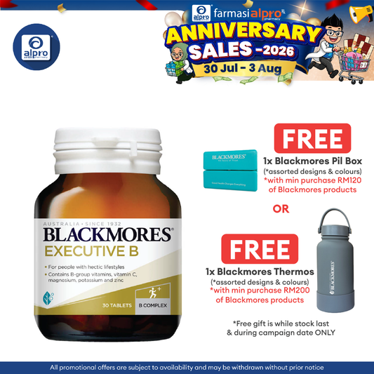 Blackmores Executive B 30s B-complex | Relieve Fatigue Blackmores