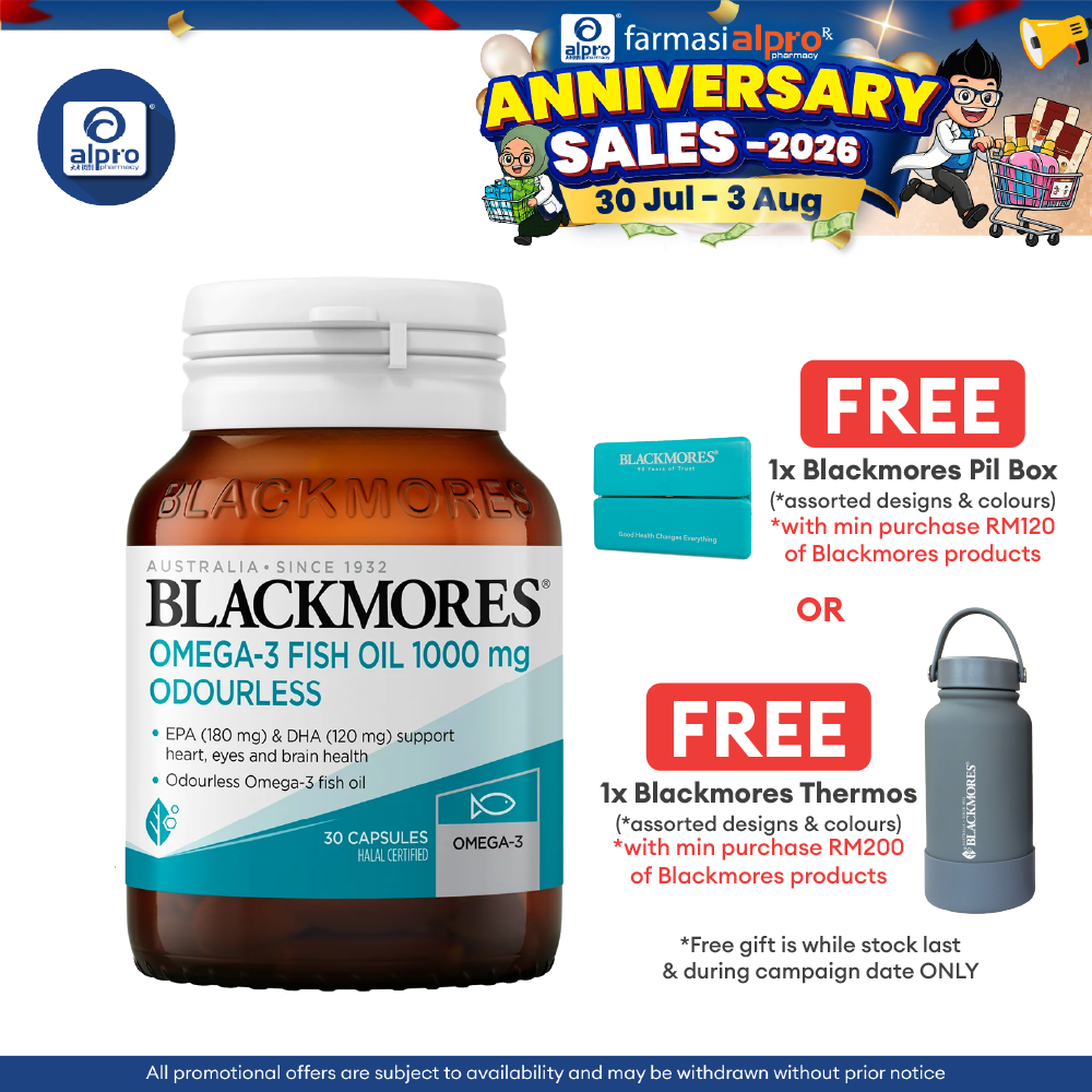 Blackmores Fish Oil 1000 30s | Brain Health Blackmores