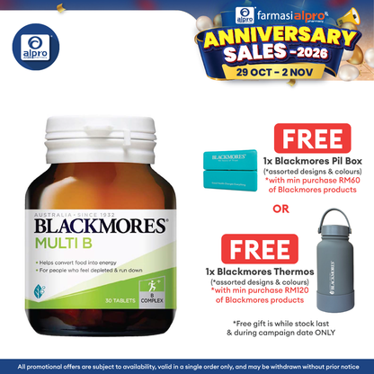 Blackmores Multi B 30s | Relieve Fatigue